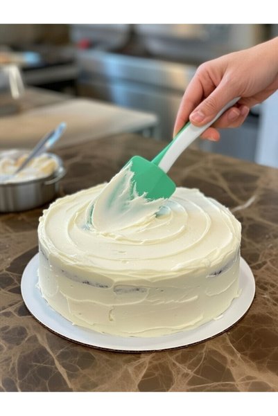 IKEA GUBBRÖRA spatula, green-white, 25 cm