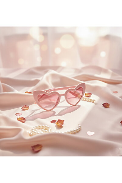 Sepia Shopping ÇOCUK GÖZLÜK KALPLİ PEMBE VE BRİDE TOBE GÖZLÜK