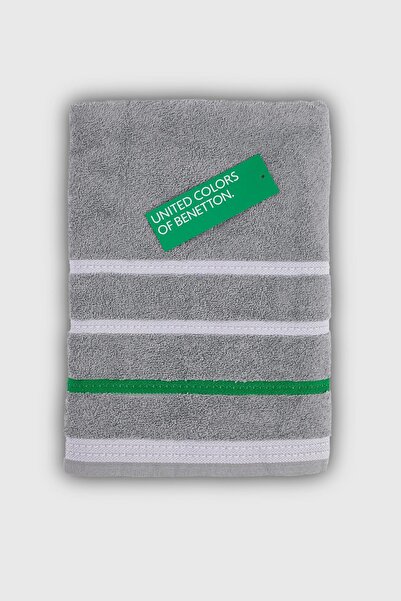 Benetton Home Banyo Havlu El Yüz Vücut Gri %100 pamuk 30x50 cm Yüz Havlusu