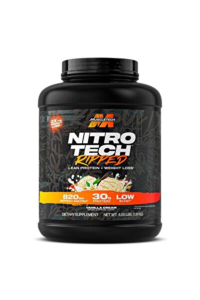 MUSCLETECH Nitro Tech Ripped Lean Protein & Weight Loss, French Vanilla Bean,...