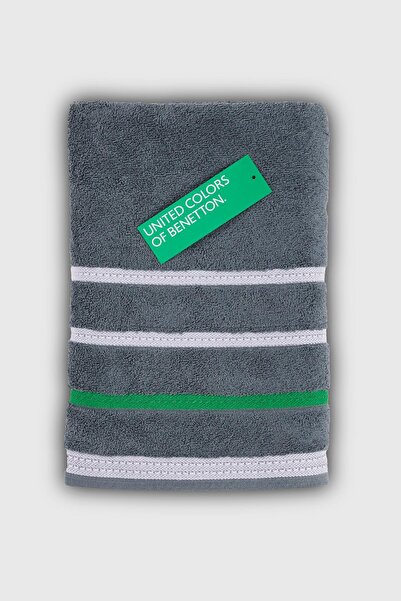 Benetton Home Banyo Havlu El Yüz Vücut Koyu Gri %100 pamuk 30x50 cm Yüz Havlusu