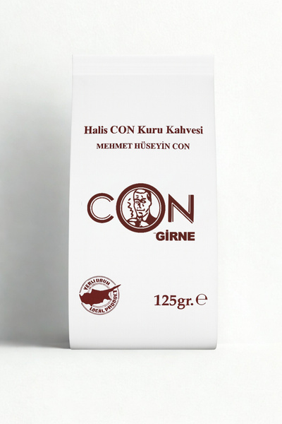 CON KAHVE Girne Con Kıbrıs Kuru Kahvesi - Tek Kavrulmuş - 125 Gr