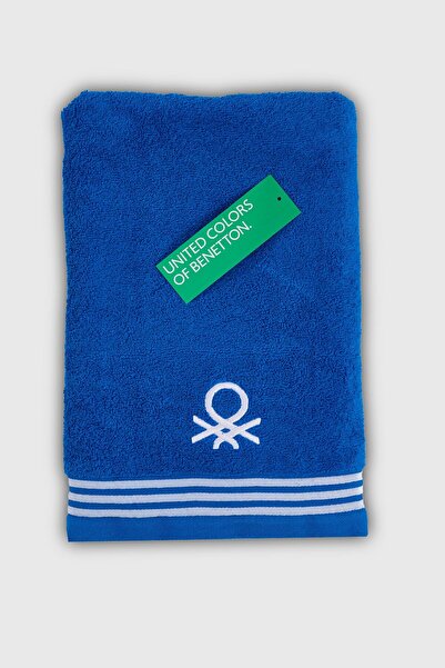 Benetton Home Banyo Havlu El Yüz Vücut Mavi %100 pamuk 30x50 cm Yüz Havlusu