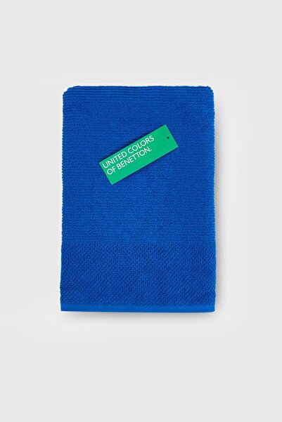 Benetton Home Prosop de baie pentru mână, față, corp, albastru închis, 100% b...