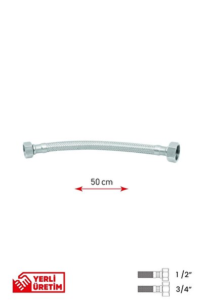 buççin online mağaza Paslanmaz Çelik Flex Hortum 1/2 - 3/4 Kombi ve Tesisat B...