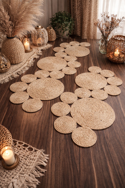 Naspar Față de masă decorativă din răchită / Față de masă multifuncțională / ...