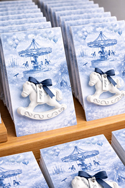 Mels Candles Atlı Karınca Temalı Taş Tozu Bebek Magneti – İsimli Kişiye Özel ...