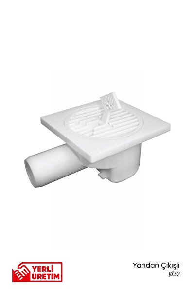 GGama Yandan Çıkışlı Yer Süzgeci Banyo Balkon Gideri