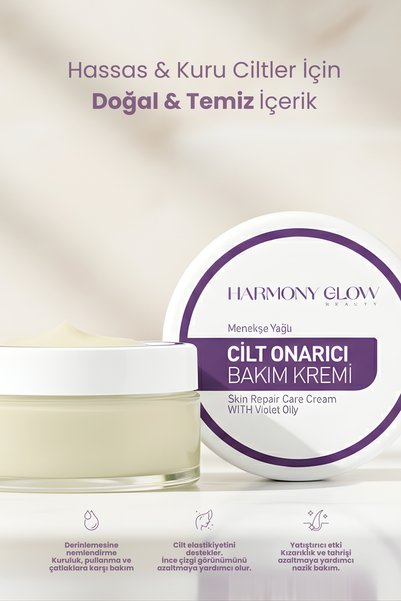 Harmony Glow Beauty Violet Oil Skin Repair Care Cream