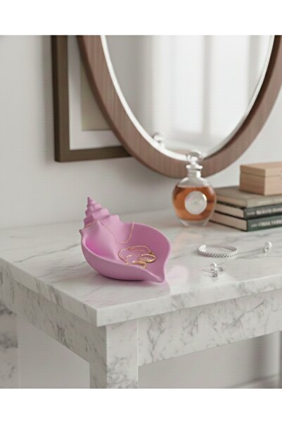 hediyesepetinde Seashell Shaped Jewelry Stand – Decorative Jewelry and Access...