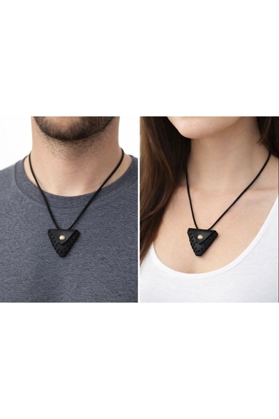 TRUE Deri Cevşen Ve Dua Muska Kolyesi