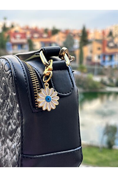 PEONY peonyofficiall Klipsli Papatya Altın Kaplama Detaylı Cüzdan Süsü Charm ...