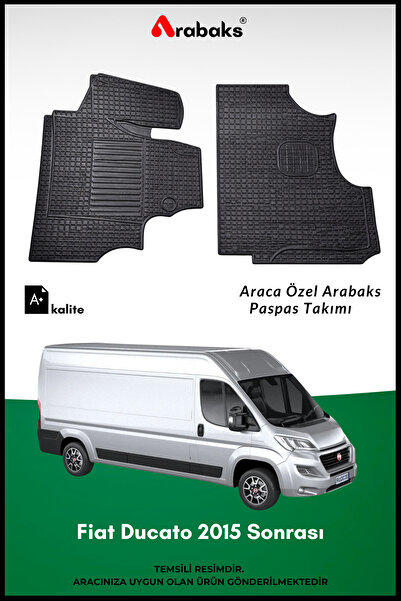 Arabaks Fiat Ducato 2015 Sonrası Ticari Paspas Takımı Araca Özel ( DAYANIKLI ...