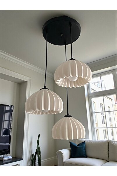 DREAM MODE Solis Modern 3’lü Sarkıt Avize | Salon ve Mutfak Aydınlatması Şık bohem tarz Nestvibe