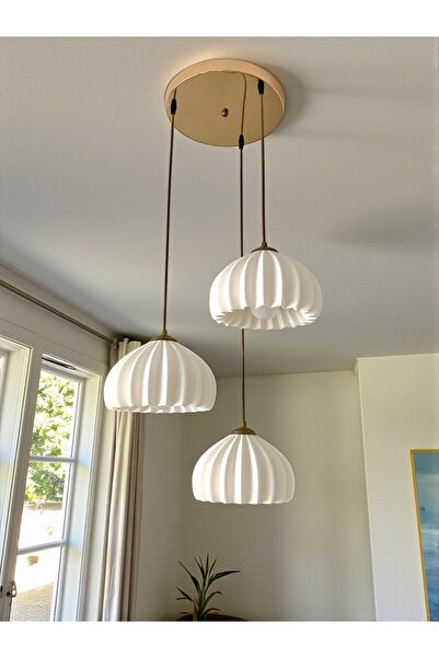 DREAM MODE Solis Modern 3’lü Sarkıt Avize | Salon ve Mutfak Aydınlatması Şık ...