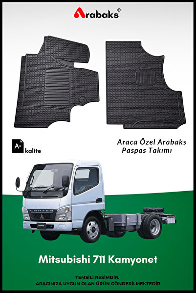 Arabaks Mitsubishi 711 Kamyonet Ticari Paspas Takımı Araca Özel (DAYANIKLI MA...
