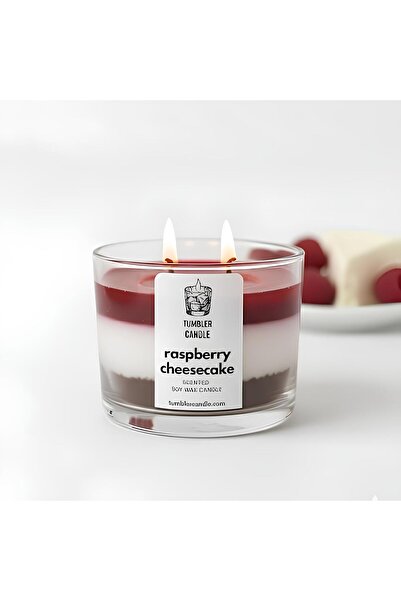 Raspberry Cheesecake - Frambuaz Cheesecake Kokulu Soya & Jel Mum