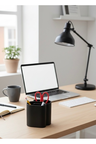 Vescarri منظم صغير بتصميم متموج - منظم سطح المكتب على شكل متموج