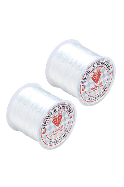 Choice 2pcswhite Elastic Bracelet String Cord Stretch Beaded For DIY Jewelry ...