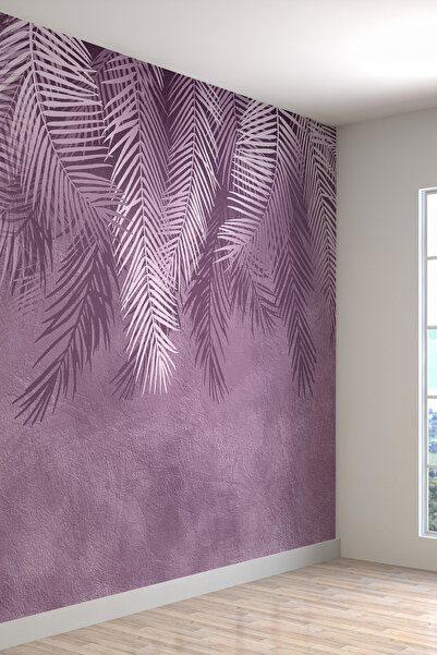 dreamwall Tropik Yapraklar Desenli Silinebilir Sağlıklı Tekstil Duvar Kağıdı