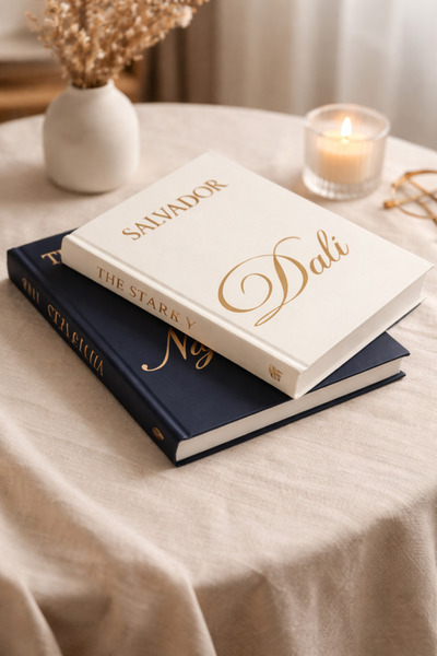 BGV HOME Decorative Fabric Book Box Set of 2 (N/D)