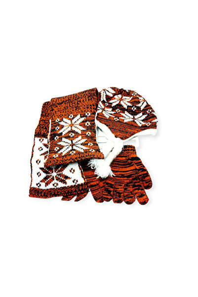 Mustran Комплект от 3 части с качулка, ръкавици и шал с уши, подплатен с кожа...