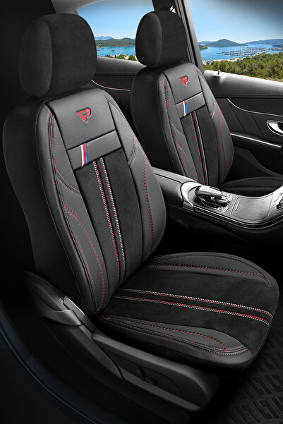 Panda Kılıf Panda Austin Series Velor Cloth Car Seat Cover - Full Set