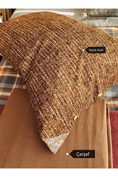 Sarev 100% Cotton Flannel Double Bed Sheet Set