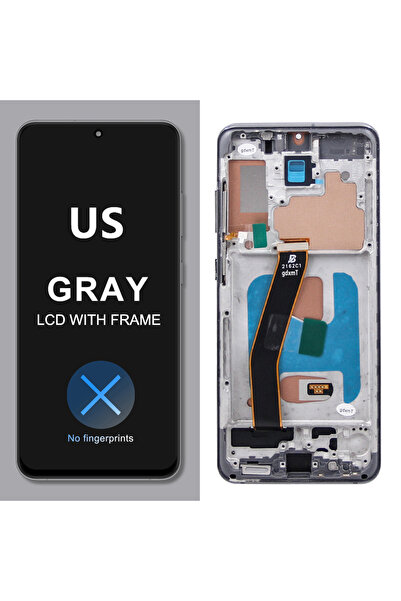 Choice إطار رمادي أمريكي 6.2 بوصة، تم اختباره لهاتف S20 5G، شاشة LCD G981 S98...