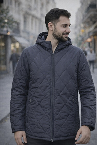 couis slim fit kapitone içi polarlı iç cepli