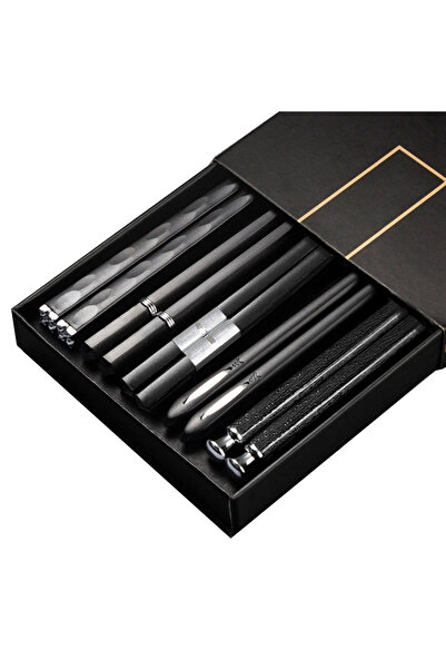 Choice 5 أزواج من عيدان تناول الطعام اليابانية عالية الجودة غير القابلة للانز...