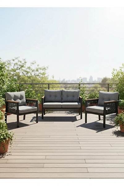 adımshops MELİSA 2+1 +1 Balkon-bahçe-kafe Çay Seti Koltuk Oturma Takımı-oturm...