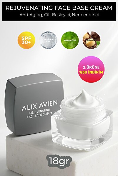 Alix Avien Rejuvenating Face Base Cream - Çok Amaçlı Gençleştirici Makyaj Baz...