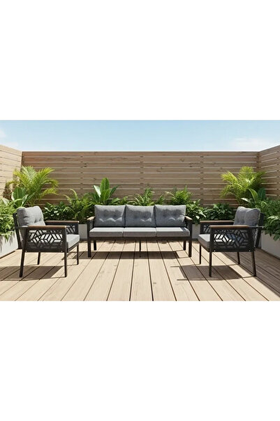 adımshops 3+1+1 melisa  Balkon bahçe kafe Çay Seti Koltuk Oturma Takımı oturm...