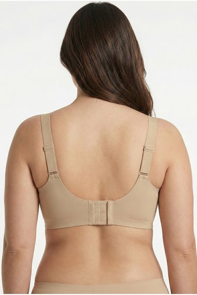 HNX Women's Stitch-Free Traceless Underwire-Free t Shaping / Sculpting Comfort Bra with Removable Pads and Wide Straps Bralet