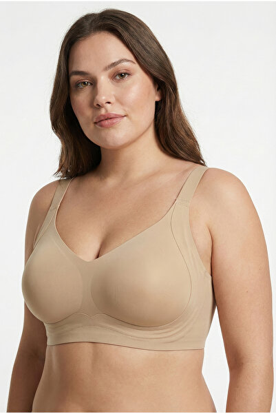 HNX Sutien confortabil pentru femei fără cusături No Trace, fără sârmă, cu br...
