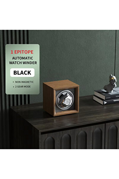 Choice صندوق لف الساعات الأوتوماتيكي IB-B-01 من IBBETON مصنوع من الخشب الفاخر...