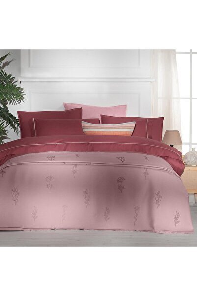 Sarev Eva Eldon Pink Single 100% Cotton Duvet Cover and Pike Set