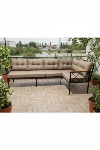 adımshops 3 2 Köşe Balkon-bahçe-kafe-çay Seti-koltuk Takımı-oturma Grubu-ofis...