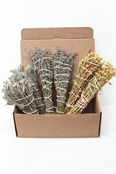 Aktar Gökhanefendi Arınma Tütsü Seti 3 Çeşit Tütsü (2 Lavanta,2 Üzerlik,2 Ada...