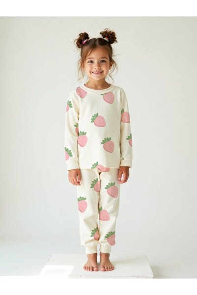 elmas kids Σετ πιτζάμες για κορίτσια από 100% βαμβάκι με σχέδια