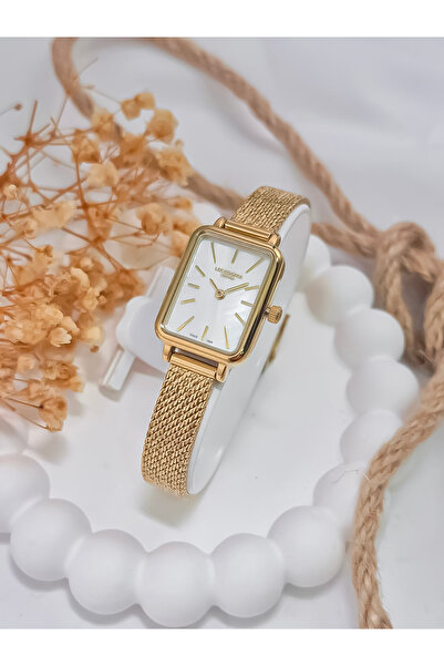 Lee Cooper LC07815 Dikdörtgen 6 Renk Hasır Kordon Kadın Kol Saati