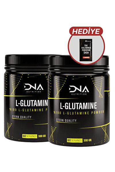 Dna Nutrition Glutamine Powder 300gr X 2 Adet (TOPLAM 600GR - 120 SERVİS)