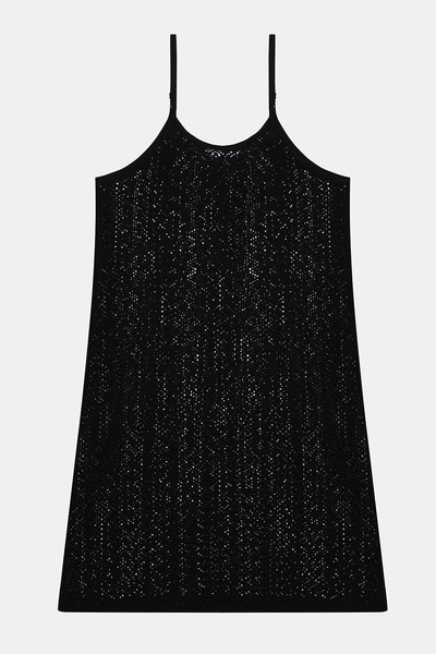 Penti Μωβ μαύρο φόρεμα για νεαρή κοπέλα