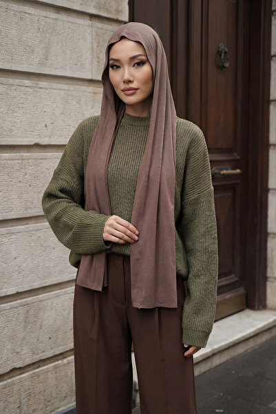 Aisha's Design Combed Cotton Boneli Ready-Made Combed Cotton Hooded Shawl Two...