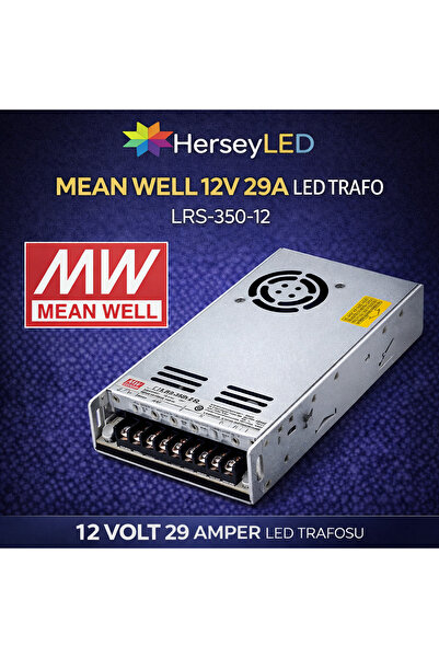 Meanwell MEAN WELL 12V 29A LED TRAFO LRS-350-12