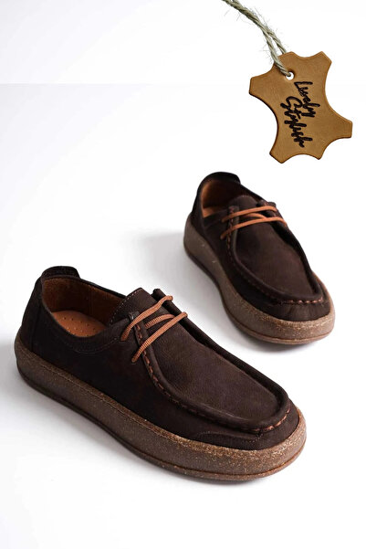Lively Stylish Vita Genuine Leather Nubuck Comfort Sole Lace-Up Casual Shoes ...