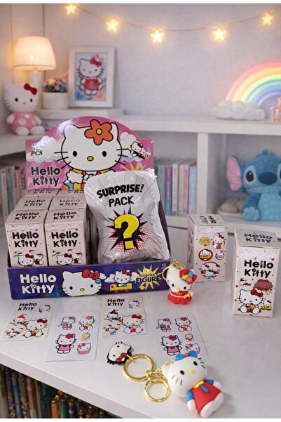 HEDİYEVİM Büyük Boy Hello Kitty Hediyelik Figür Paket Hello Kitty Hediyelik P...