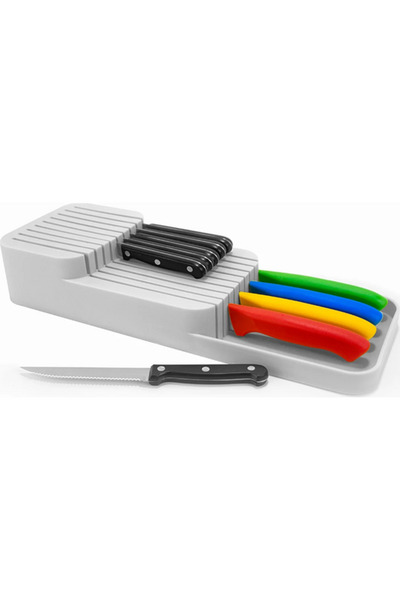 GenelTedarik Drawer Knife Rack 2 Rows