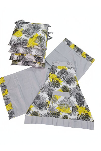 Life Line Kitchen Set Apron Runner Four Cushions